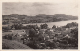 Paladru (Isère): Vue Générale Et Le Lac - Paladru