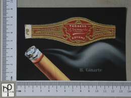 POSTCARD  - LE TABAC - BAGUE DE CIGARE - 2 SCANS  - (Nº56828) - Tabac
