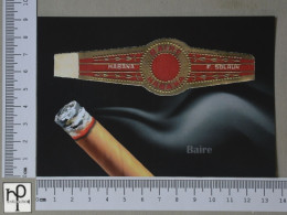 POSTCARD  - LE TABAC - BAGUE DE CIGARE - 2 SCANS  - (Nº56836) - Tabaco
