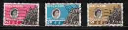 HONG KONG Scott # 200-2 Used - Hong Kong Stamp Centenary - Gebraucht