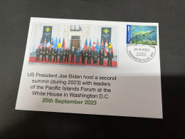 28-9-2023 (2 U 22) USA - President Biden Host 2nd (2023) Forum Summit For Pacific Island Leaders (25-9-2023) - Autres & Non Classés