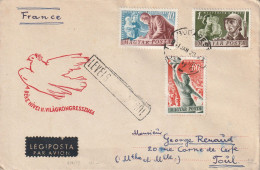 Lettre - HONGRIE - Budapest Avec N°976/8 (1950) Pour La Paix - Covers & Documents