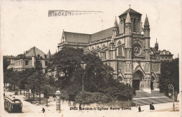 SUISSE - Genève - L'Eglise Notre Dame - Carte Postale Ancienne - Genève