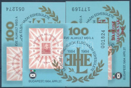 ** 1984/1 + K1 LEHE Emlékív Pár + 1996/A23 ELNÖKSÉG AJÁNDÉKA Emlékív (7.400) / Souvenir Sheet Collection Of 3 - Altri & Non Classificati