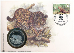 Belize DN (1991) "A Világ Vadvédelmi Alap (WWF) 30. évfordulója - Panthera Onca (Jaguár)" Kétoldalas Fém Emlékérem érmés - Non Classificati