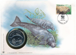 Vanuatu DN (1991) "A Világ Vadvédelmi Alap (WWF) 30. évfordulója - Dugong Dugon (Dugong)" Kétoldalas Fém Emlékérem érmés - Non Classificati