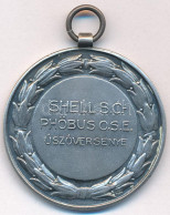 ~1930-1940. "Shell SC - Phöbus O.S.E. Úszóversenye" Jelzett Ag Sport Emlékérem Füllel (19,65g/0.800/37mm) T:AU - Non Classificati