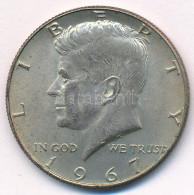 Amerikai Egyesült Államok 1967. 1/2$ Ag "Kennedy" T:AU Patina USA 1967. 1/2 Dollar Ag "Kennedy" C:AU Patina Krause KM#20 - Non Classés