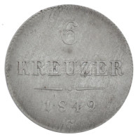 Ausztria 1849C 6kr Ag T:XF Patina Austria 1849C 6 Kreuzer Ag C:XF Patina Krause KM#2200 - Non Classés