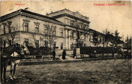 T3 1909 Csíkszereda, Mercurea Ciuc; Megyeháza. Szvoboda József Kiadása / County Hall (fa) - Non Classificati