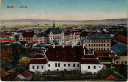 T2/T3 1918 Déva, Látkép, Vármegyeháza. Hirsch Adolf Kiadása / General View, County Hall - Ohne Zuordnung