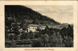 T2/T3 1922 Herkulesfürdő, Baile Herculane; Villa Dobosán / Villa - Non Classificati