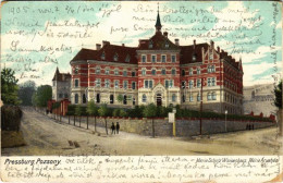 * T2/T3 1905 Pozsony, Pressburg, Bratislava; Mária Védő árvaház. Verlag "Bediene Dich Allein" / Waisenhaus "Maria-Schutz - Non Classés