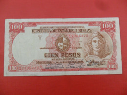 9353 - Uruguay 100 Pesos 1967 - P-43a.1 - Uruguay