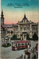 ** T2/T3 Újvidék, Novi Sad; Szerb Püspöki Palota, Villamos / Serbian Bishop's Palace, Tram (EK) - Non Classés