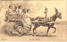 ** T2 Carretto Siciliano / Sicilian Cart, Folklore - Non Classés