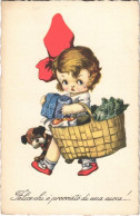 ** T2 Felice Chi E Provvisto Di Una Cuoca / Italian Children Art Postcard. 1925-3. - Sin Clasificación