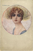 ** T2/T3 Italian Lady Art Postcard. 136-1. S: T. Corbella (EK) - Non Classés