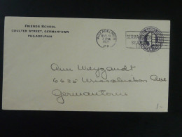 Entier Postal Stationery Germantown Friends School Philadelphia USA 1921 (ex 2) - 1921-40