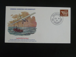 Lettre Commemorative Cover Aviation Lindbergh Irlande Ireland 1977 - Covers & Documents