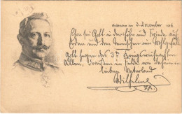 T2/T3 1916 Weihnachtsgruß Seiner Majestät Des Kaisers An Das Deutsche Volk / WWI German Military, Christmas Greetings Fr - Non Classificati