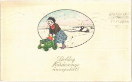 T2/T3 1913 Boldog Karácsonyi ünnepeket! / Christmas Greeting Art Postcard. Special B. 5107. Litho (EK) - Non Classés