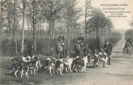 Sillé Le Guillaume * La Forêt * Les Chasses à Courre * Vénerie * Le Rendez Vous De Chasse Sur La Route De Mont St Jean - Sille Le Guillaume