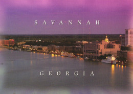 UNITED STATES, GEORGIA, SAVANNAH, PANORAMA, RIVER STREET, RIVER - Savannah