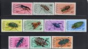 CONGO  -  N°753/62 ** (1971)   INSECTES - Mint/hinged