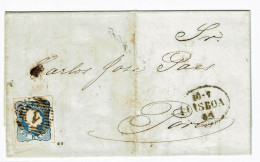 Portugal, 1856, # 11, Para O Porto - Brieven En Documenten