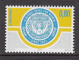 2021 Luxembourg Soroptimist Women Complete Set Of 1 MNH @ BELOW Face Value - Ongebruikt