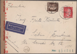 Deutsches Reich: 1928/1944, Destination EUROPA, Partie Von 20 Briefen Und Karten - Collections