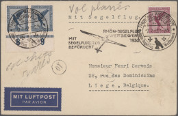 Deutsches Reich: 1932/1944, Destination BELGIEN, Partie Von Sieben Briefen/Karte - Colecciones