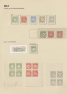 Deutsches Reich - Privatpost (Stadtpost): 1885-1900 "Gera - Privatpost": Umfangr - Privatpost