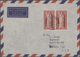 Berlin: 1952/1960, Vielseitiger Posten Von Ca. 195 Briefen Und Karten Aus Alter - Covers & Documents