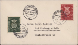 Bundesrepublik Deutschland: 1949/1959 (ca.), Schöne Partie Von Belegen Der Erste - Collections