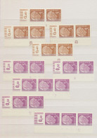 Bundesrepublik Deutschland: 1954/1960, HEUSS I, Herrliche Spezialsammlung Postfr - Sammlungen