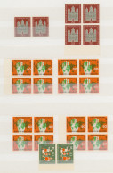 Bundesrepublik Deutschland: 1956/1958, Postfrische Spezialpartie Von Plattenfehl - Collections