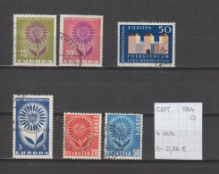 (TJ) Europa CEPT 1964 - 4 Sets (gest./obl./used) - 1964