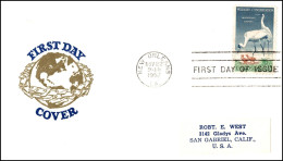 United States 1957, FDC Cover Wildlife Conservation W./psm New Orleans - 1951-1960