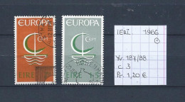 (TJ) Europa CEPT 1966 - Ierland YT 187/88 (gest./obl./used) - 1966