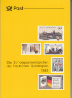 Bund Jahrbuch 1989 Die Sonderpostwertzeichen Postfrisch/MNH - Komplett - Annual Collections