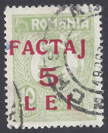 ROMANIA 1928 - Yvert P5° - Pacchi | - Postpaketten