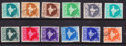 India 1957 New Currency Used - Used Stamps