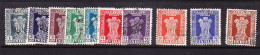 India 1957 Asrkan Capital Set O165/174 - Used Stamps