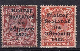 Irlande 1922  YT3b-4b ° - Used Stamps