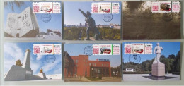China Maximum Card，2022 Liaoning Six Places National Version Label (Each Place Date Stamp),6 Pcs - Cartes-maximum