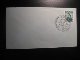 BADEN BEI WIEN 18.6.1957 Postbus Post Bus 50 Year Anniversary Trip Cancel Cover AUSTRIA Coach Autobus Autocar - Bus