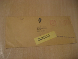 DUBLIN 1975 To Quiny Cummmaquid USA Air Meter Mail Cancel Cover IRELAND Eire - Brieven En Documenten