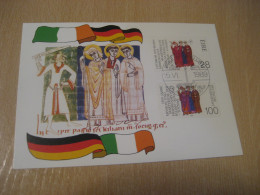 DUBLIN 1989 1330 Year Kilian Kolonat Totnan Germany Religion Maxi Maximum Card IRELAND Eire - Covers & Documents